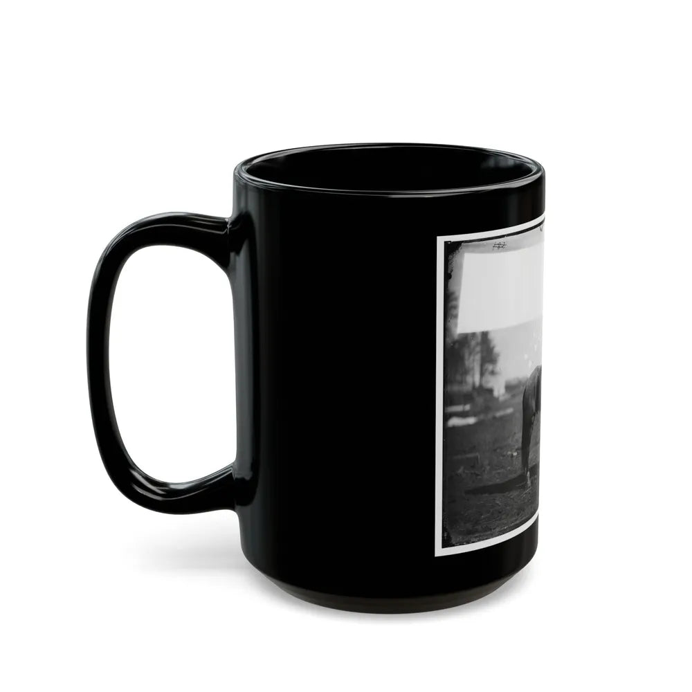 Brandy Station, Virginia. Capt. Beckwith's Horse, Headquarters, Army Of The Potomac (U.S. Civil War) Black Coffee Mug-Go Mug Yourself