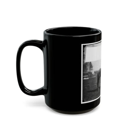 Brandy Station, Virginia. Capt. Beckwith's Horse, Headquarters, Army Of The Potomac (U.S. Civil War) Black Coffee Mug-Go Mug Yourself