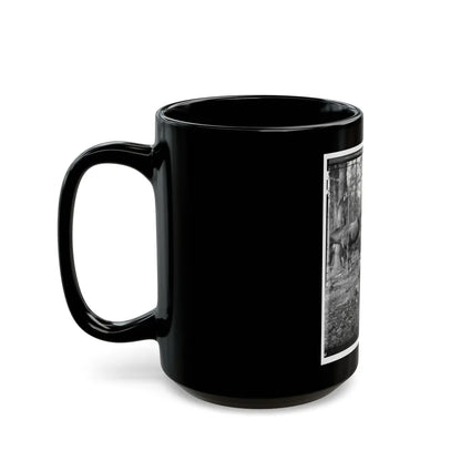 Brandy Station, Virginia. Discussing The Probilities ( ) Of The Next Move (U.S. Civil War) Black Coffee Mug-Go Mug Yourself