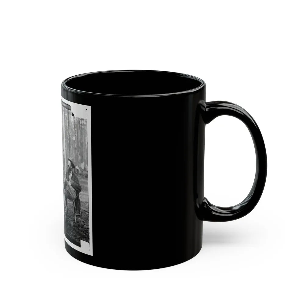 Brandy Station, Virginia. Discussing The Probilities ( ) Of The Next Move (U.S. Civil War) Black Coffee Mug-Go Mug Yourself