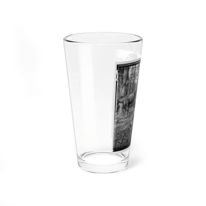 Brandy Station, Virginia. Discussing The Probilities ( ) Of The Next Move (U.S. Civil War) Pint Glass 16oz-Go Mug Yourself