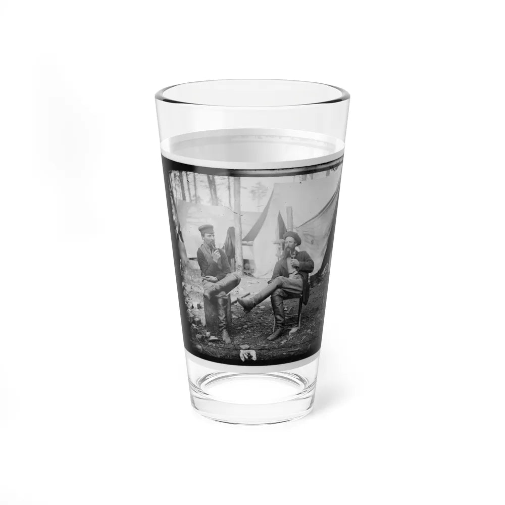 Brandy Station, Virginia. Discussing The Probilities Of The Next Move (U.S. Civil War) Pint Glass 16oz-Go Mug Yourself