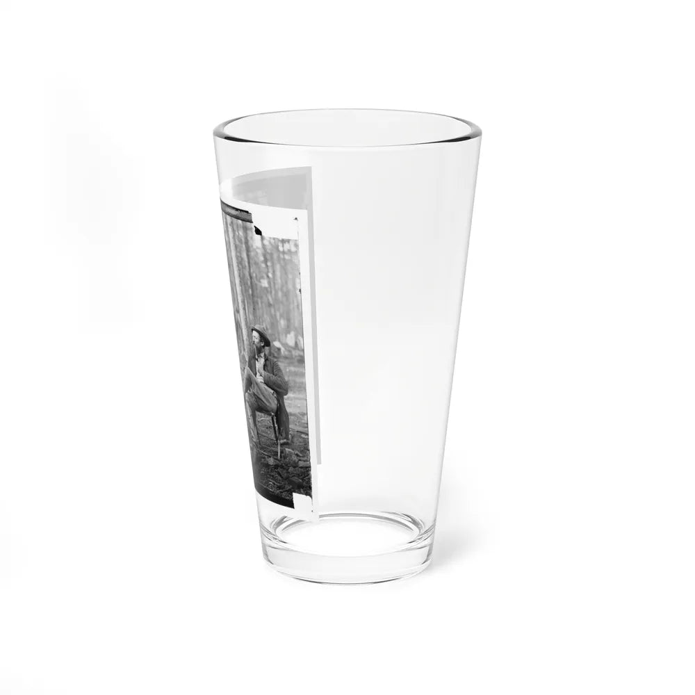 Brandy Station, Virginia. Discussing The Probilities ( ) Of The Next Move (U.S. Civil War) Pint Glass 16oz-Go Mug Yourself