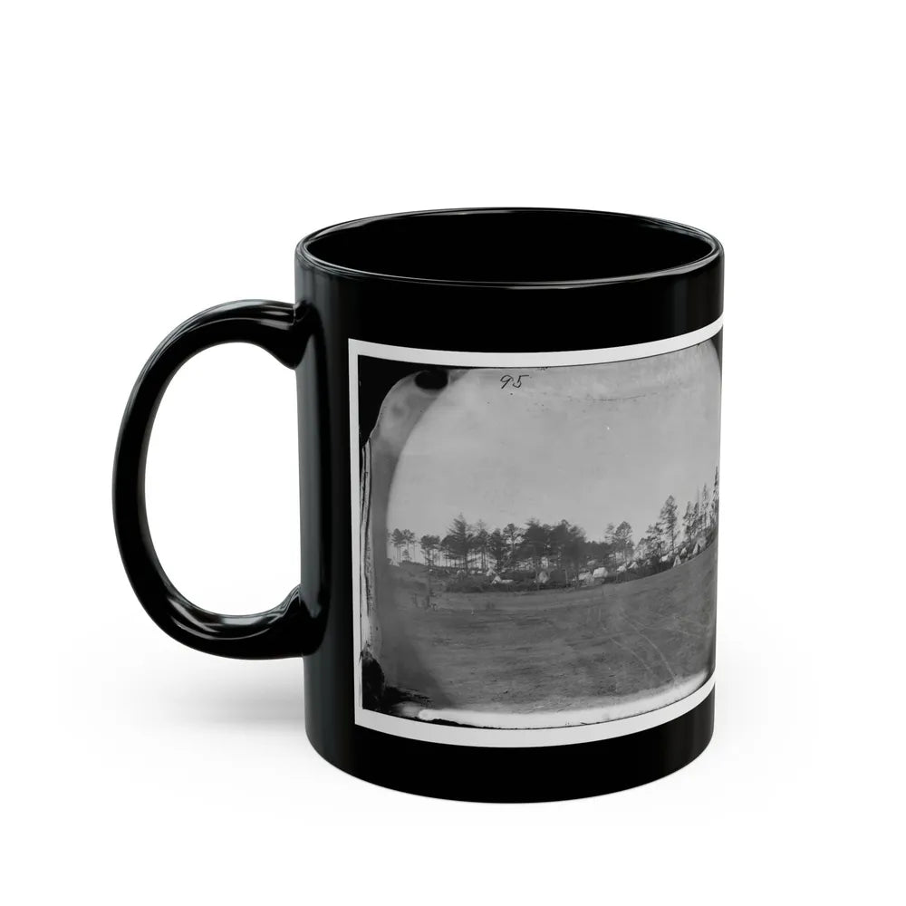 Brandy Station, Virginia. Gen. Marsena R. Patrick's Quarters Army Of The Potomac (U.S. Civil War) Black Coffee Mug-Go Mug Yourself