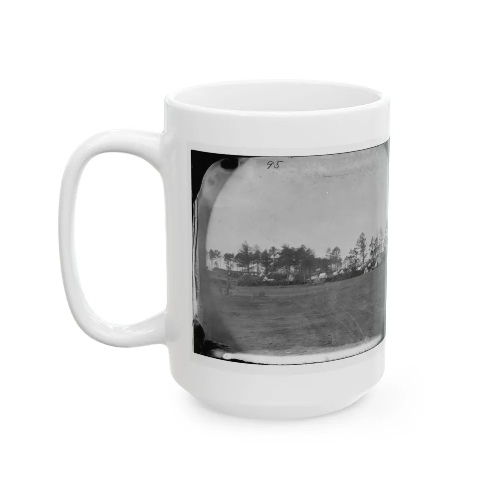 Brandy Station, Virginia. Gen. Marsena R. Patrick's Quarters Army Of The Potomac (U.S. Civil War) White Coffee Mug-Go Mug Yourself