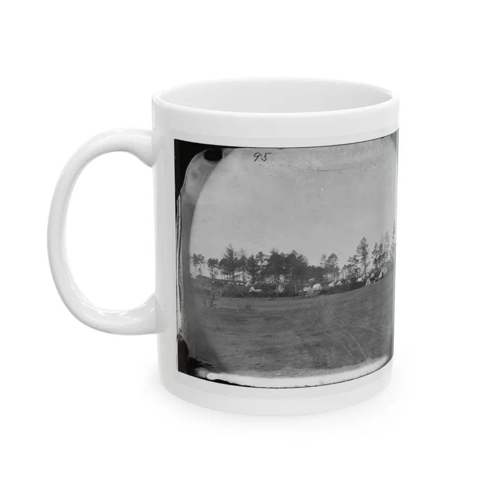 Brandy Station, Virginia. Gen. Marsena R. Patrick's Quarters Army Of The Potomac (U.S. Civil War) White Coffee Mug-Go Mug Yourself