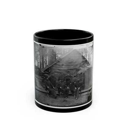 Brandy Station, Virginia. Gen. Rufus Ingalls And Group (U.S. Civil War) Black Coffee Mug-11oz-Go Mug Yourself