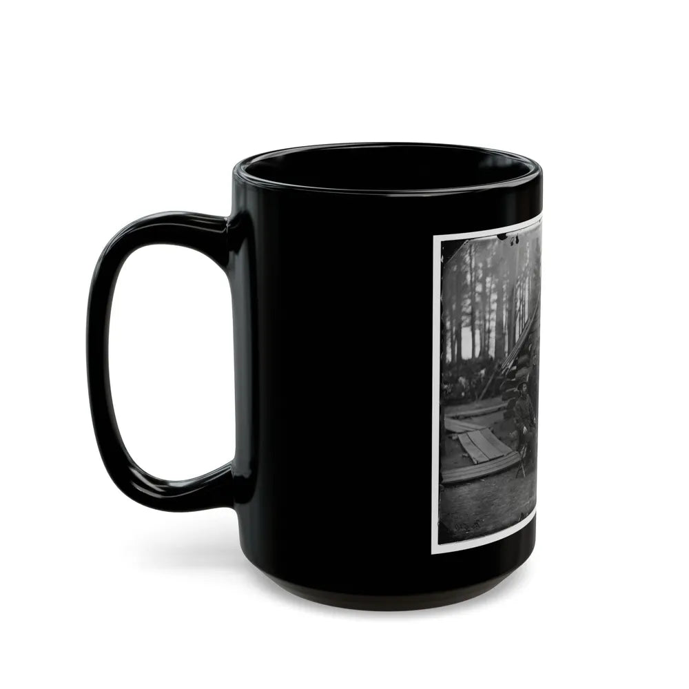 Brandy Station, Virginia. Gen. Rufus Ingalls And Group (U.S. Civil War) Black Coffee Mug-Go Mug Yourself