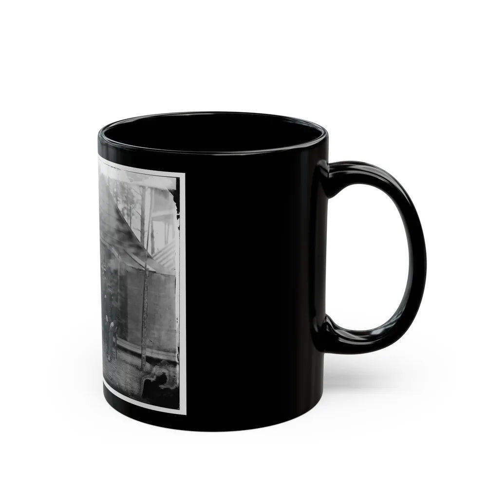 Brandy Station, Virginia. Gen. Rufus Ingalls And Group (U.S. Civil War) Black Coffee Mug-Go Mug Yourself