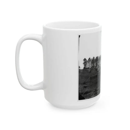 Brandy Station, Virginia. Guard Mount Of 114th Pennsylvania Infantry (1st Division, 3d Corps) (U.S. Civil War) White Coffee Mug-Go Mug Yourself