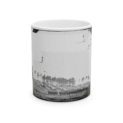 Brandy Station, Virginia. Guard Mount Of 114th Pennsylvania Infantry. 1st Division, 3rd Corps (U.S. Civil War) White Coffee Mug-11oz-Go Mug Yourself