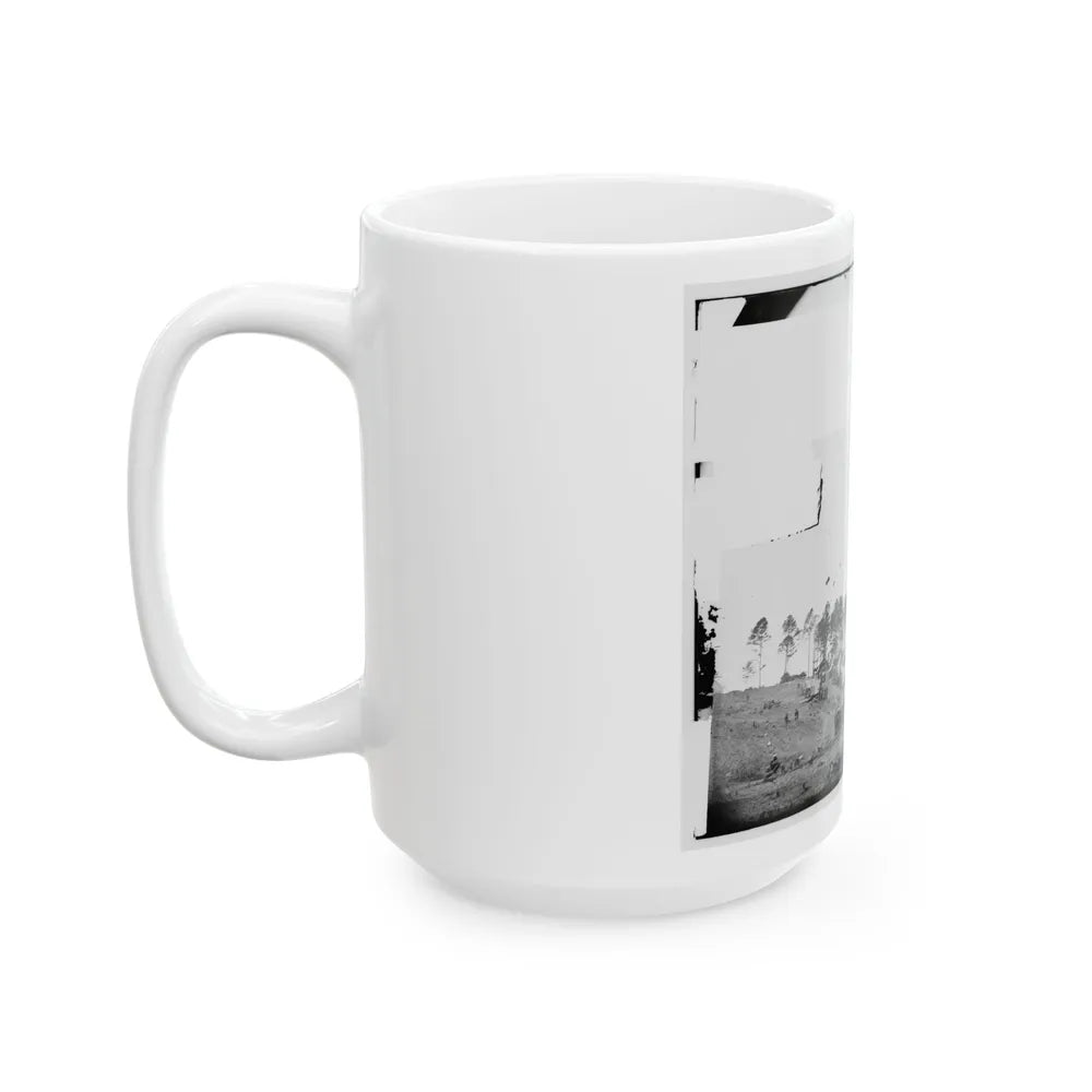 Brandy Station, Virginia. Guard Mount Of 114th Pennsylvania Infantry. 1st Division, 3rd Corps (U.S. Civil War) White Coffee Mug-Go Mug Yourself