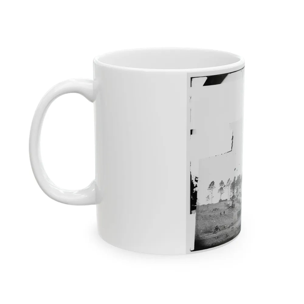 Brandy Station, Virginia. Guard Mount Of 114th Pennsylvania Infantry. 1st Division, 3rd Corps (U.S. Civil War) White Coffee Mug-Go Mug Yourself