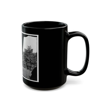 Brandy Station, Virginia. Headquarters, 1st Bridgade Horse Artillery (U.S. Civil War) Black Coffee Mug-Go Mug Yourself