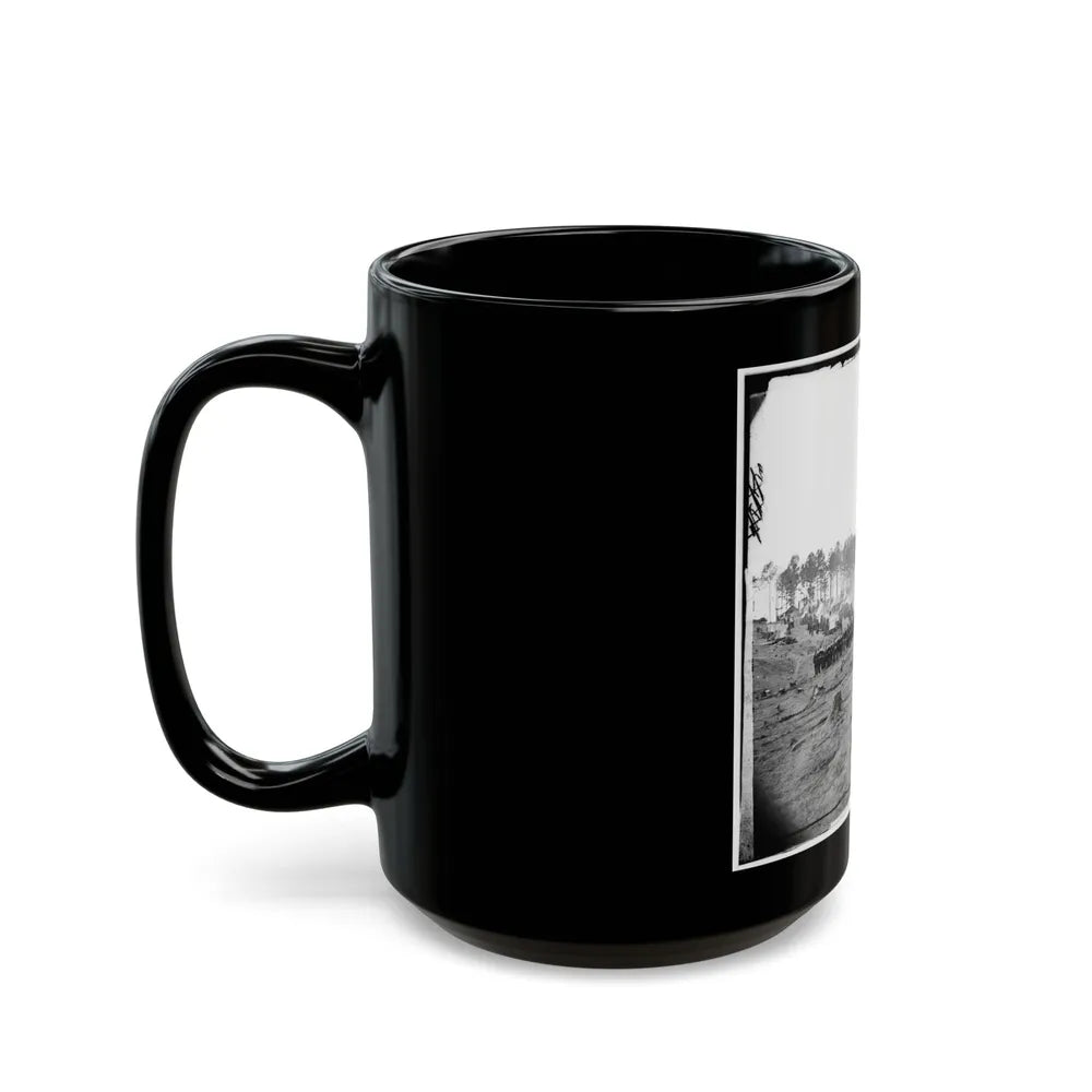 Brandy Station, Virginia. Headquarters, Army Of The Potomac. Company Of Zouaves In Foreground (U.S. Civil War) Black Coffee Mug-Go Mug Yourself
