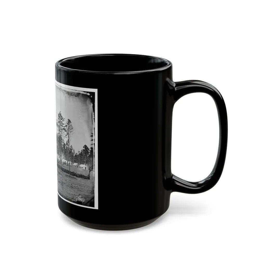 Brandy Station, Virginia. Headquarters, Army Of The Potomac. Eastern Half Of The Camp (U.S. Civil War) Black Coffee Mug-Go Mug Yourself