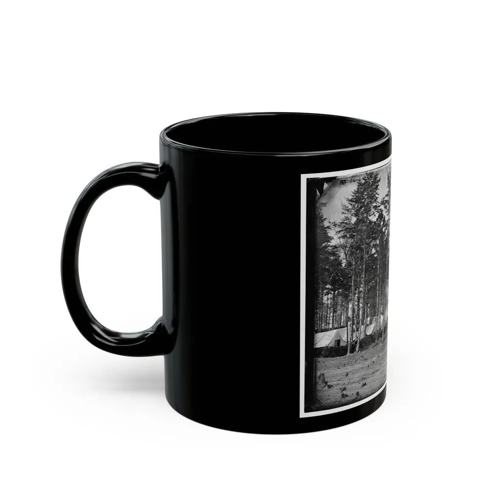 Brandy Station, Virginia. Headquarters, Army Of The Potomac. Eastern Half Of The Camp (U.S. Civil War) Black Coffee Mug-Go Mug Yourself