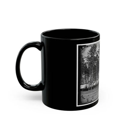 Brandy Station, Virginia. Headquarters, Army Of The Potomac. Eastern Half Of The Camp (U.S. Civil War) Black Coffee Mug-Go Mug Yourself