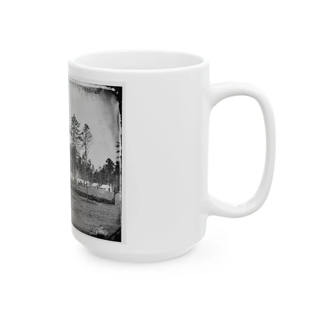 Brandy Station, Virginia. Headquarters, Army Of The Potomac. Eastern Half Of The Camp (U.S. Civil War) White Coffee Mug-Go Mug Yourself