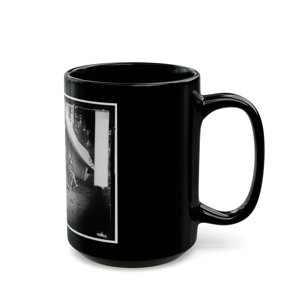 Brandy Station, Virginia. Major William Riddle And Friends. Headquarters, Army Of The Potomac (U.S. Civil War) Black Coffee Mug-Go Mug Yourself