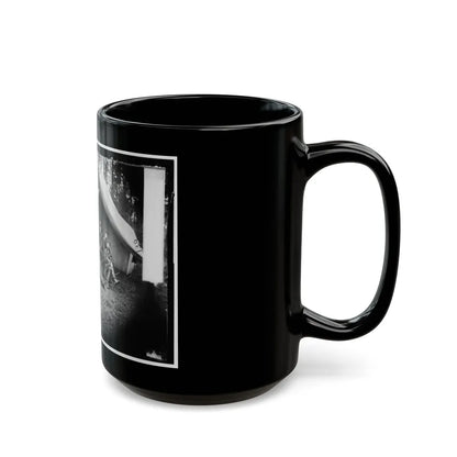Brandy Station, Virginia. Major William Riddle And Friends. Headquarters, Army Of The Potomac (U.S. Civil War) Black Coffee Mug-Go Mug Yourself