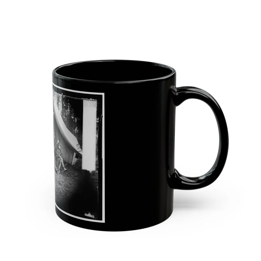 Brandy Station, Virginia. Major William Riddle And Friends. Headquarters, Army Of The Potomac (U.S. Civil War) Black Coffee Mug-Go Mug Yourself