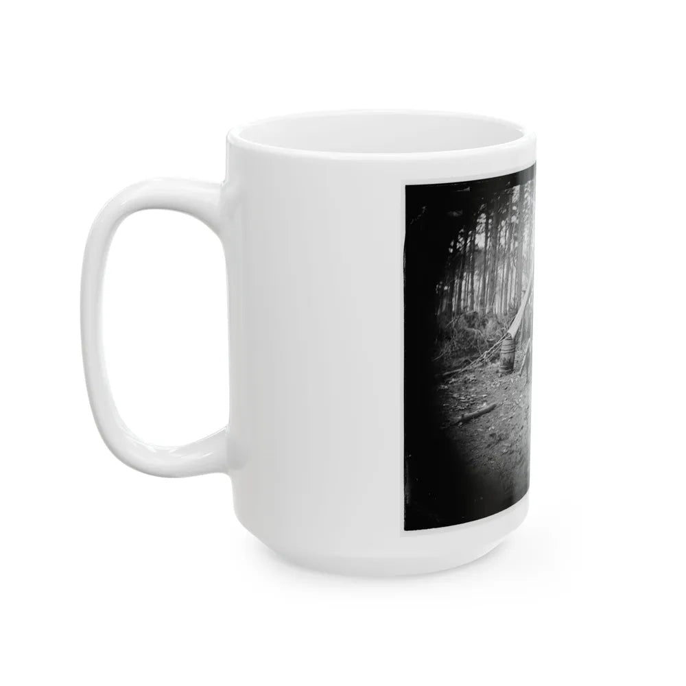 Brandy Station, Virginia. Major William Riddle And Friends. Headquarters, Army Of The Potomac (U.S. Civil War) White Coffee Mug-Go Mug Yourself