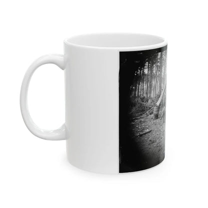 Brandy Station, Virginia. Major William Riddle And Friends. Headquarters, Army Of The Potomac (U.S. Civil War) White Coffee Mug-Go Mug Yourself
