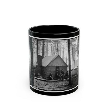 Brandy Station, Virginia. Officer's Winter Quarters Headquarters Army Of The Potomac (U.S. Civil War) Black Coffee Mug-11oz-Go Mug Yourself