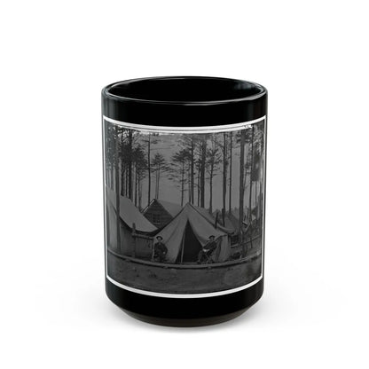 Brandy Station, Virginia. Winter Camp Of Chief Commissary Army Of The Potomac (U.S. Civil War) Black Coffee Mug-15oz-Go Mug Yourself