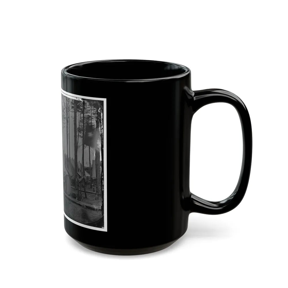 Brandy Station, Virginia. Winter Camp Of Chief Commissary Army Of The Potomac (U.S. Civil War) Black Coffee Mug-Go Mug Yourself