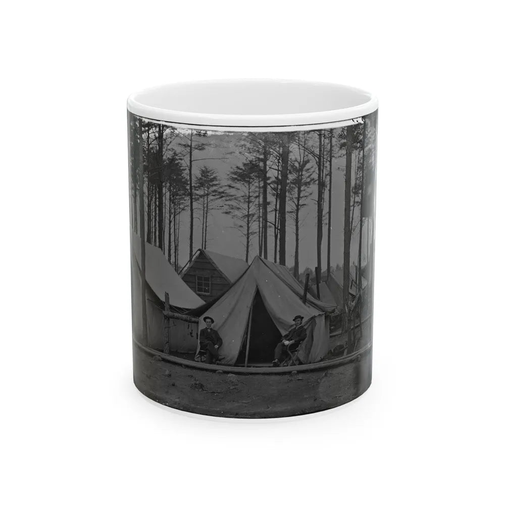 Brandy Station, Virginia. Winter Camp Of Chief Commissary Army Of The Potomac (U.S. Civil War) White Coffee Mug-11oz-Go Mug Yourself