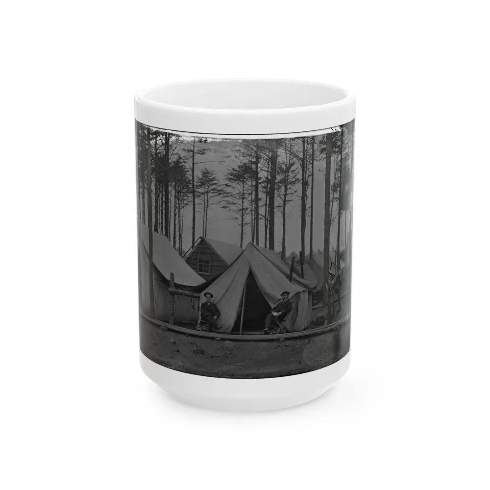 Brandy Station, Virginia. Winter Camp Of Chief Commissary Army Of The Potomac (U.S. Civil War) White Coffee Mug-15oz-Go Mug Yourself