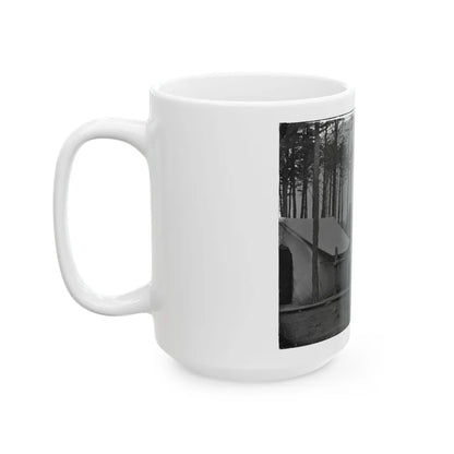 Brandy Station, Virginia. Winter Camp Of Chief Commissary Army Of The Potomac (U.S. Civil War) White Coffee Mug-Go Mug Yourself