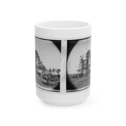 Brandy Station, Virginia. Winter Quarters Of Scouts And Guides. Army Of The Potomac (U.S. Civil War) White Coffee Mug-15oz-Go Mug Yourself