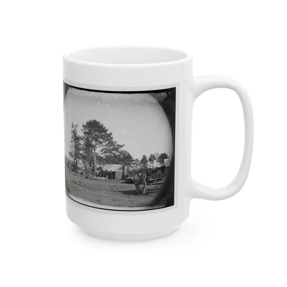 Brandy Station, Virginia. Winter Quarters Of Scouts And Guides. Army Of The Potomac (U.S. Civil War) White Coffee Mug-Go Mug Yourself