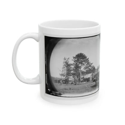 Brandy Station, Virginia. Winter Quarters Of Scouts And Guides. Army Of The Potomac (U.S. Civil War) White Coffee Mug-Go Mug Yourself