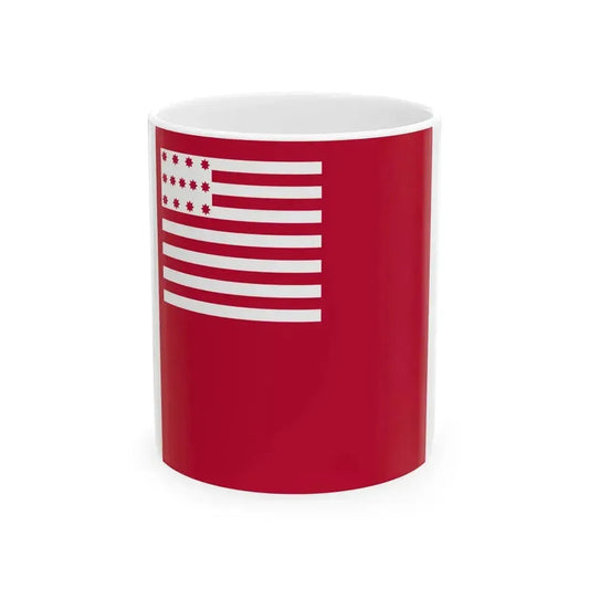 Brandywine Flag (United States) White Coffee Mug 11oz - Go Mug Yourself