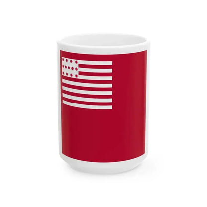 Brandywine Flag (United States) White Coffee Mug 15oz - Go Mug Yourself