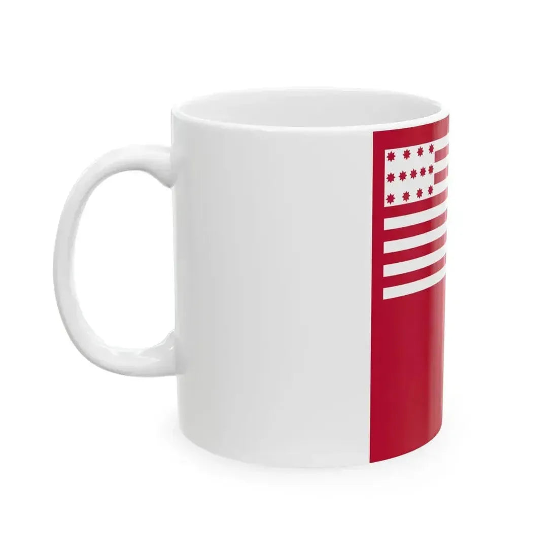 Brandywine Flag (United States) White Coffee Mug - Go Mug Yourself