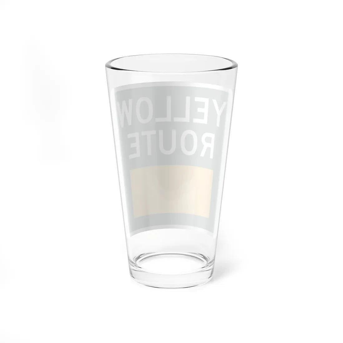 Branson Yellow Route (Missouri) (Road Sign) Pint Glass 16oz - Go Mug Yourself