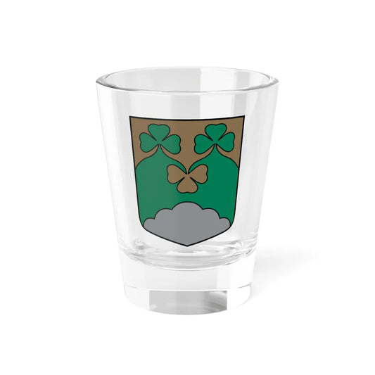 Brantu pagasta ģerbonis (Latvia) (Coat of Arms) Shot Glass 1.5oz 1.5oz - Go Mug Yourself