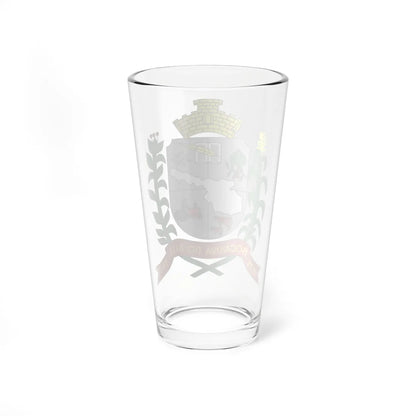 Brasao BocaiuvadoSul Parana Brasil (Brazil) (Coat of Arms) Pint Glass 16oz - Go Mug Yourself
