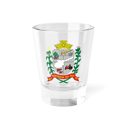 Brasao BocaiuvadoSul Parana Brasil (Brazil) (Coat of Arms) Shot Glass 1.5oz 1.5oz - Go Mug Yourself