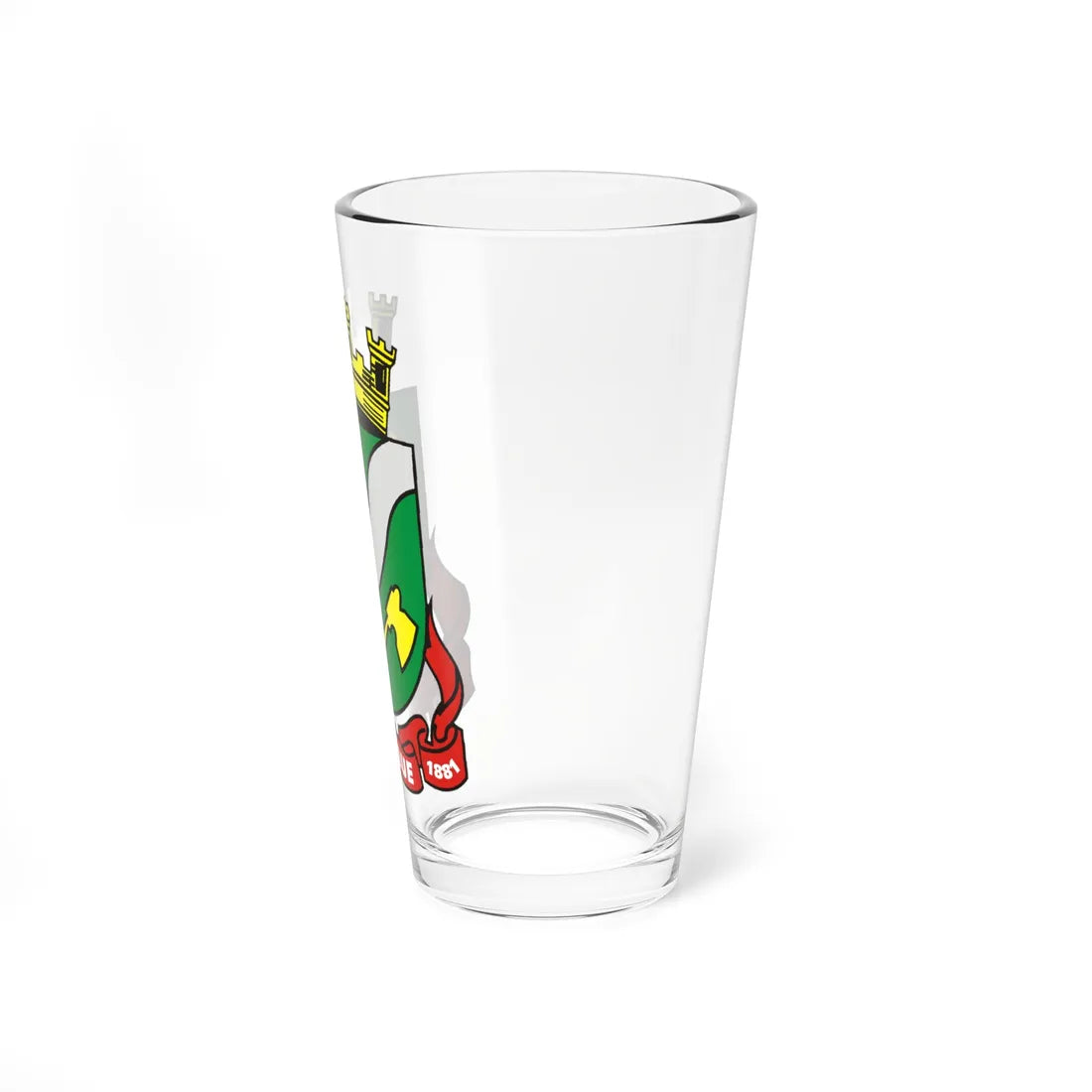 Brasao Brusque SantaCatarina Brasil (Brazil) (Coat of Arms) Pint Glass 16oz - Go Mug Yourself