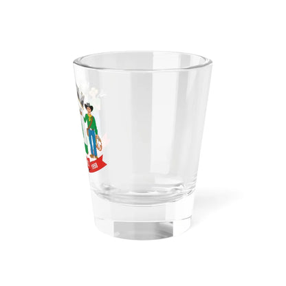 Brasao Caarapo MatoGrossodoSul Brasil (Brazil) (Coat of Arms) Shot Glass 1.5oz - Go Mug Yourself