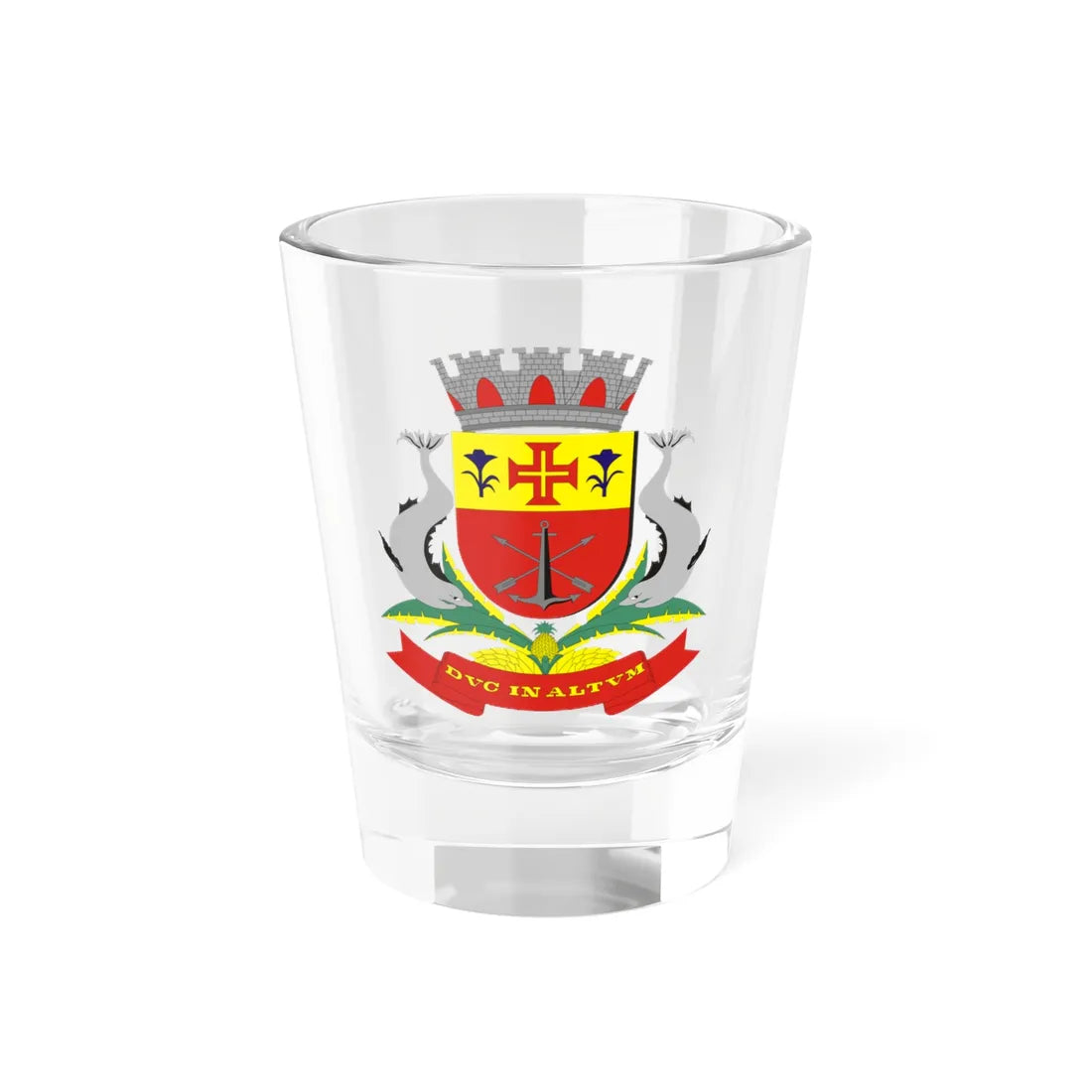 Brasao Caraguatatuba SaoPaulo Brasil (Brazil) (Coat of Arms) Shot Glass 1.5oz 1.5oz - Go Mug Yourself
