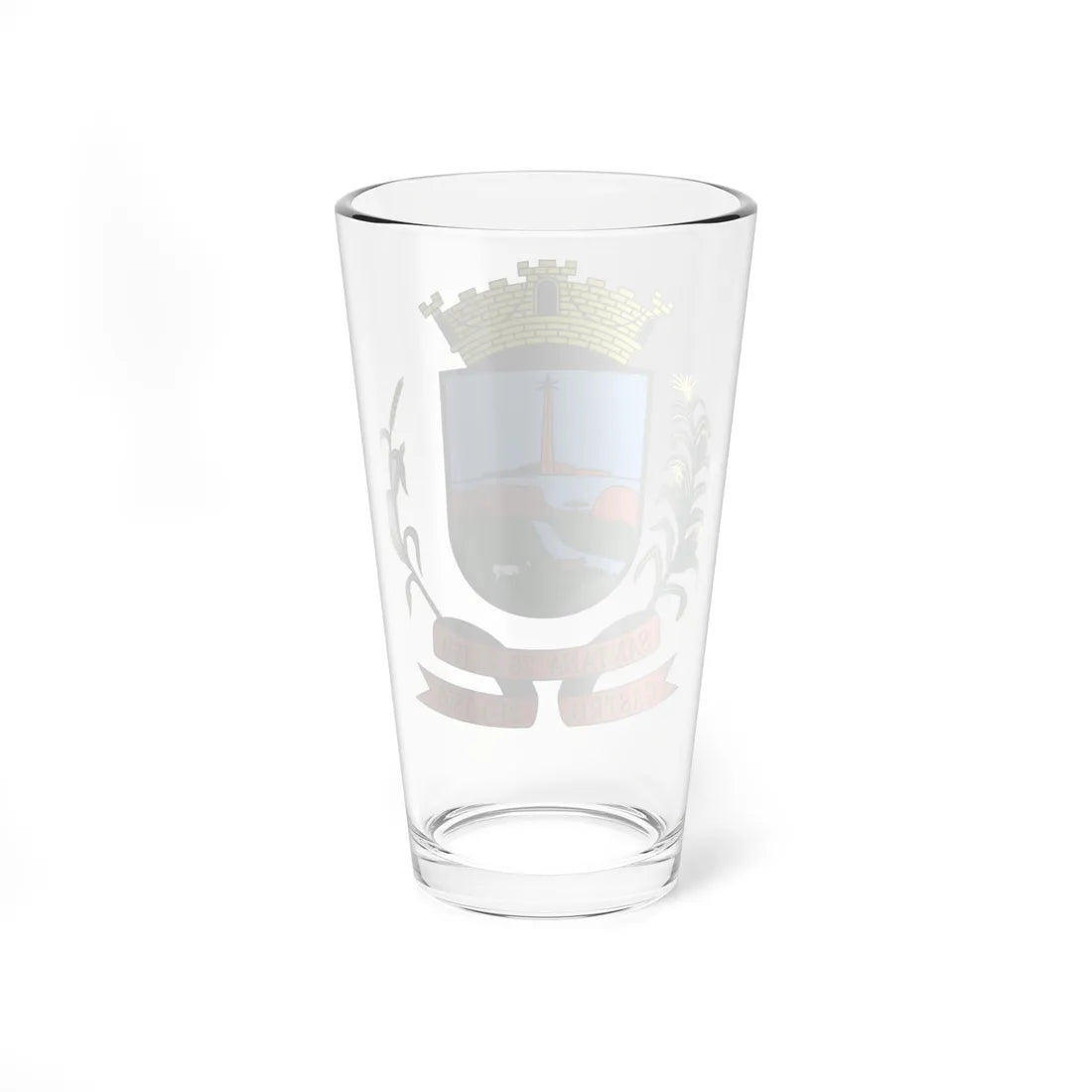 Brasao Castro Parana Brasil (Brazil) (Coat of Arms) Pint Glass 16oz - Go Mug Yourself