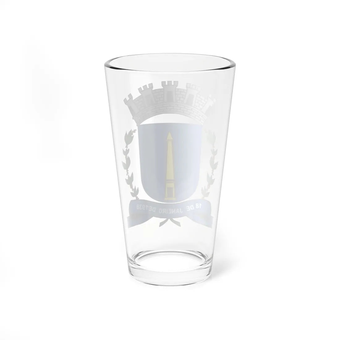 Brasao CornelioProcopio Parana Brasil (Brazil) (Coat of Arms) Pint Glass 16oz - Go Mug Yourself