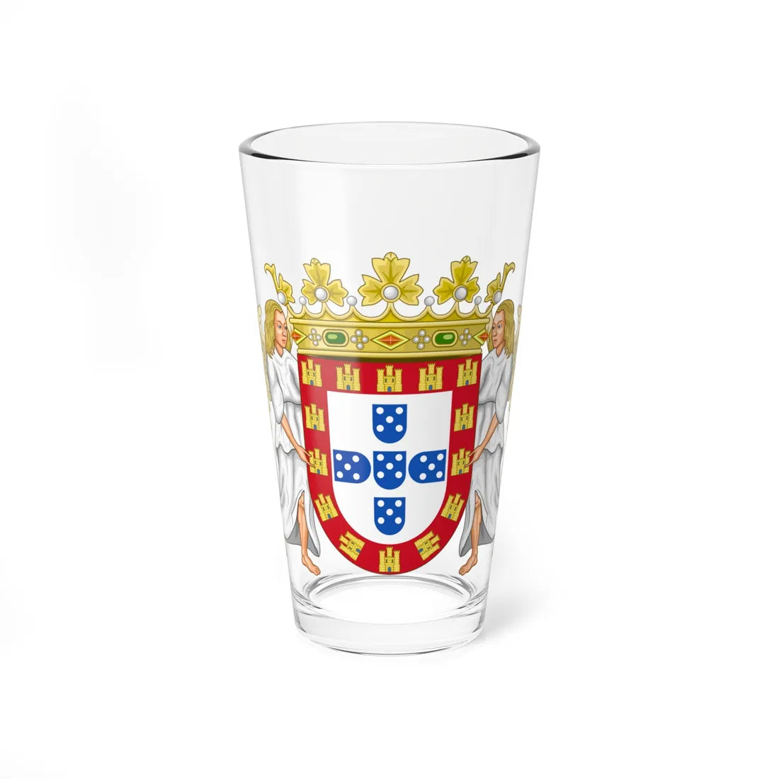 Brasao de Aviz (Portugal) (Coat of Arms) Pint Glass 16oz 16oz - Go Mug Yourself